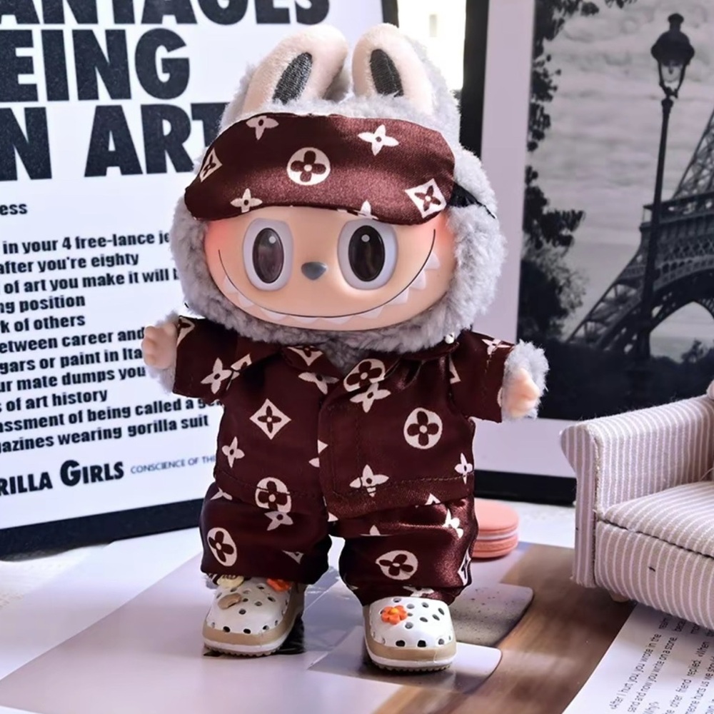 Fashion Pajama Set For Labubu Lafufu (Not including the dolls)